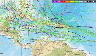 Caribbean hurricane history