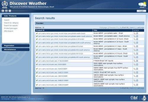 Discover Weather search results